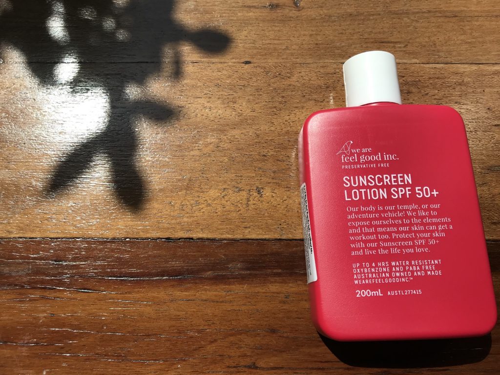 Sunscreen lotion spf 50+