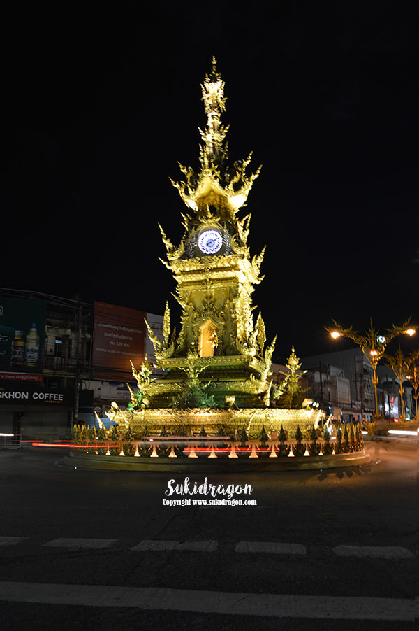 Chiang Rai's Golden Clocktower