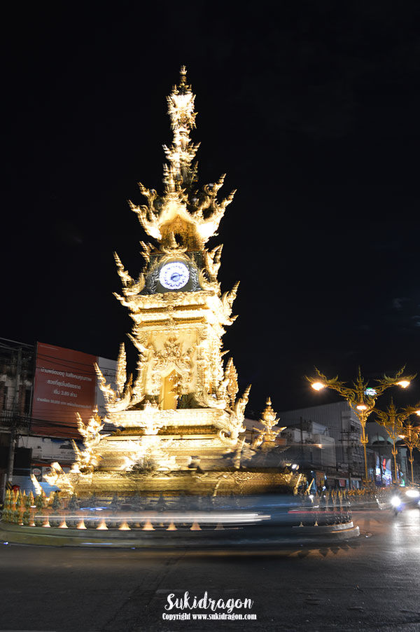 Chiang Rai's Golden Clocktower
