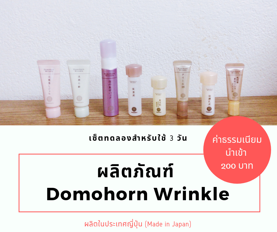 รีวิวเซ็ตทดลอง Domohorn Wrinkle